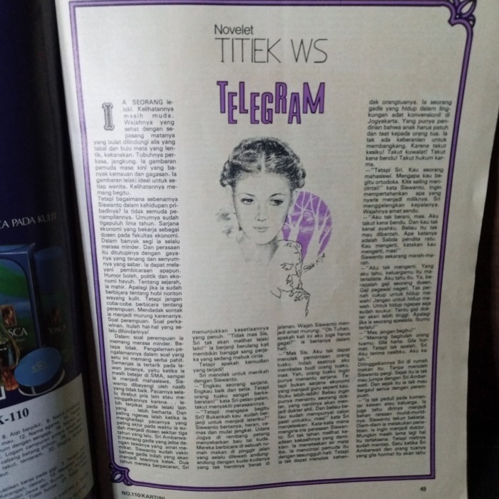 majalah Kartini Februari 1979 ada novelette