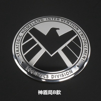 4pcs Stiker Emblem Logo Marvel Superhero Bahan Aluminum 56mm Untuk Velg Hub Mobil