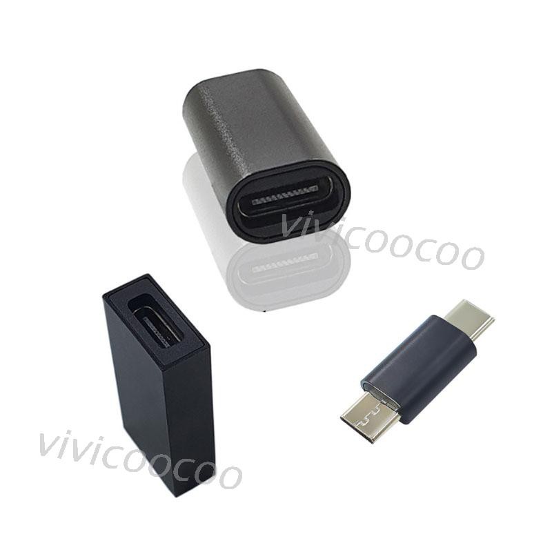 VIVI Type C Female to Female, USB C Male to Male, USB 3.0 to Type C Female Converter Adapter for Mobile Phone Tablet Computer