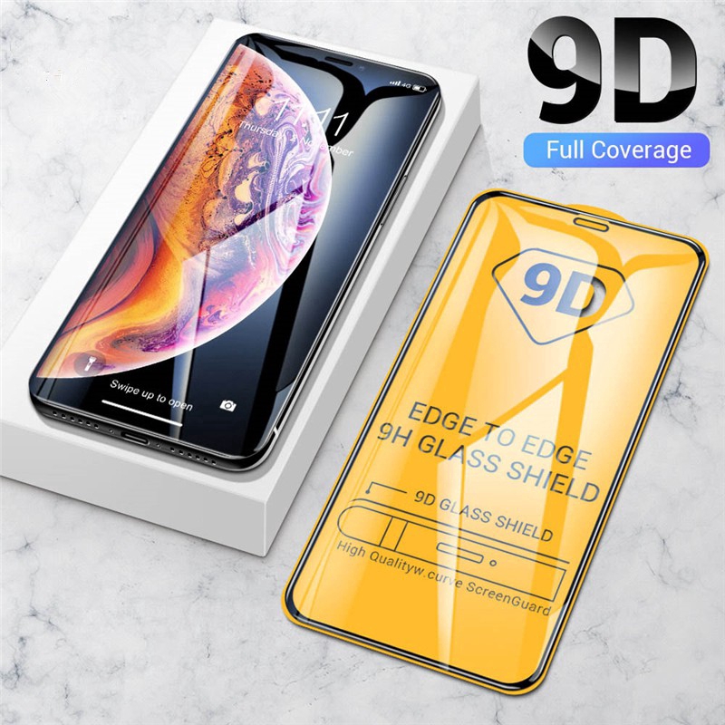 Pelindung Layar Tempered Glass 9d Untuk iPhone 13 Pro MAX 12 Pro MAX 11 Pro MAX 6 6S 7 8 Plus X XR XS MAX