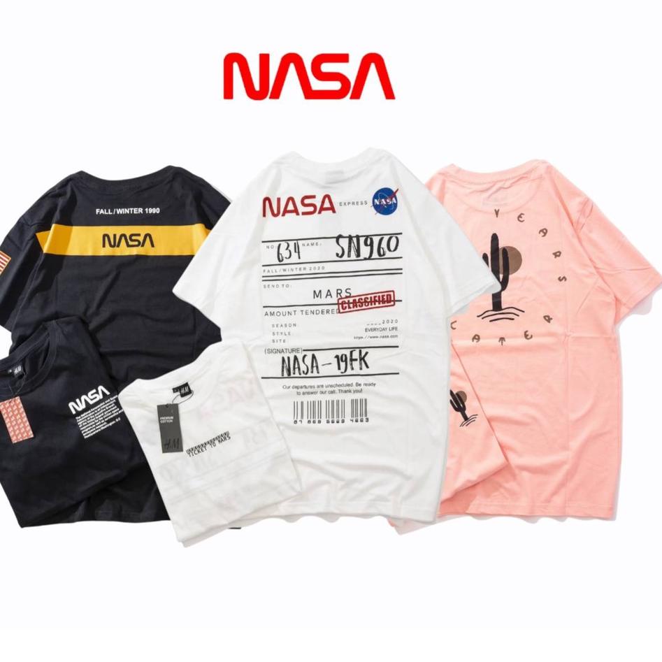 ⇃ KAOS NASA ORIGINAL H&M MIROR ORIGINAL - UNIQLO - KAOS PRIA & WANITA - ATASAN - T SHIRT OVERSIZE -