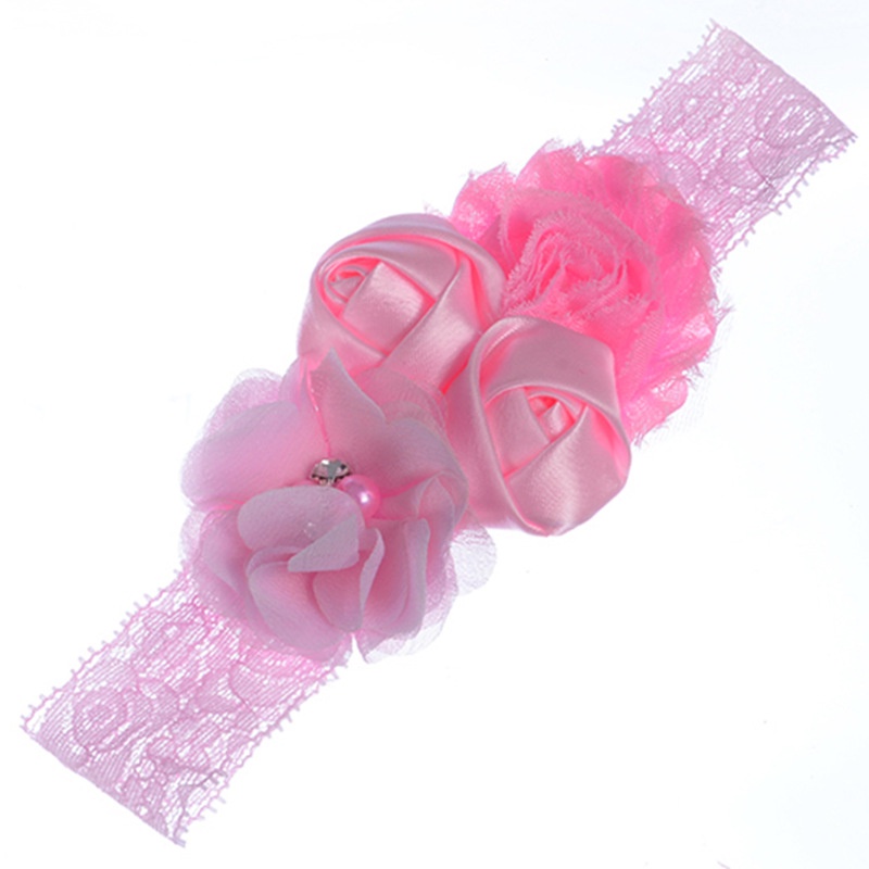 D58 Bandana bayi / headband bayi mixed flowers