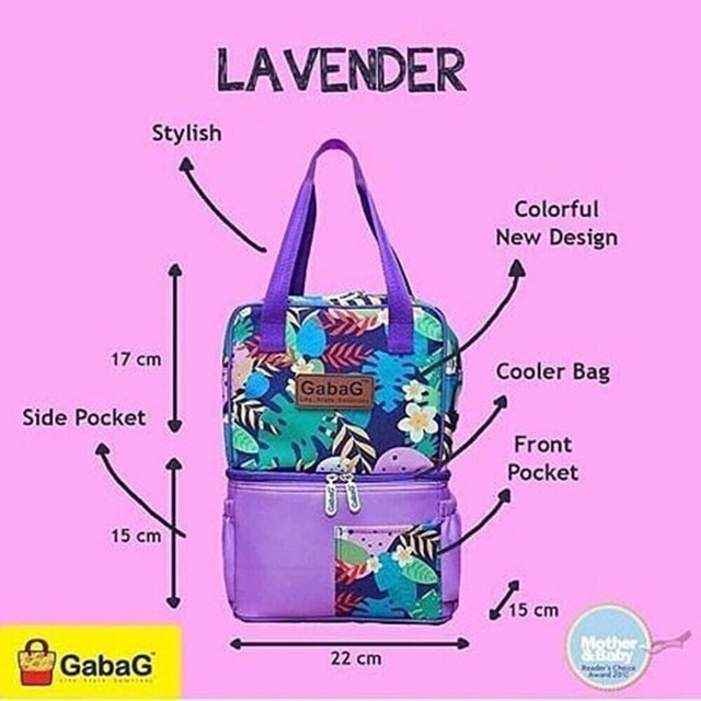 GABAG COOLER BAG LAVENDER