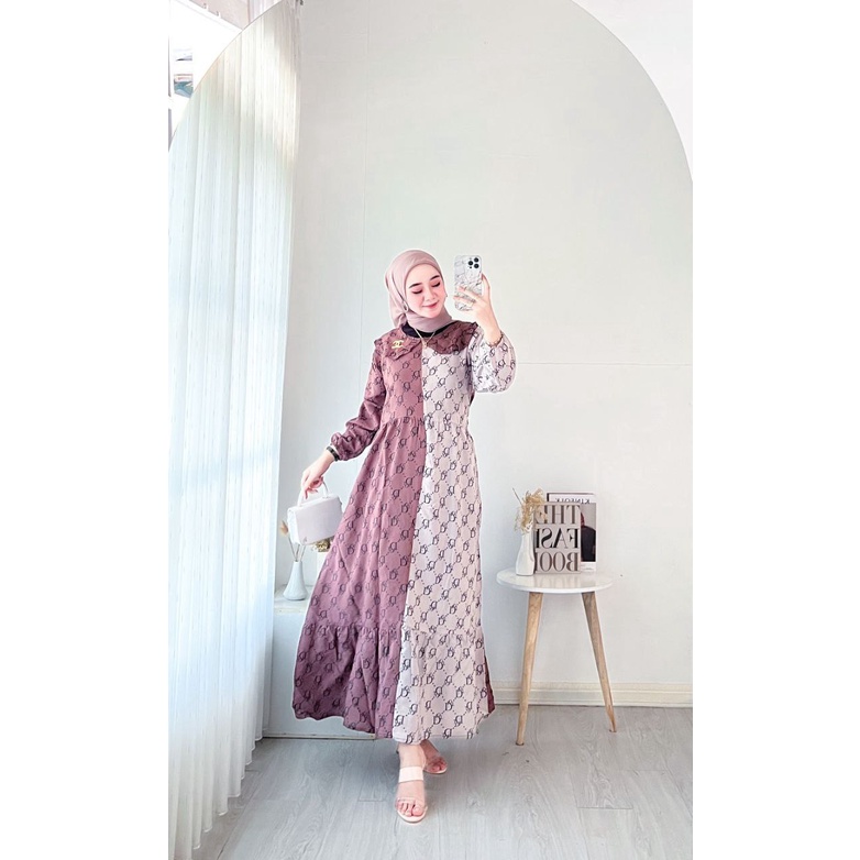 Saroja (012) Gamis Kekinian Gamis Chanel