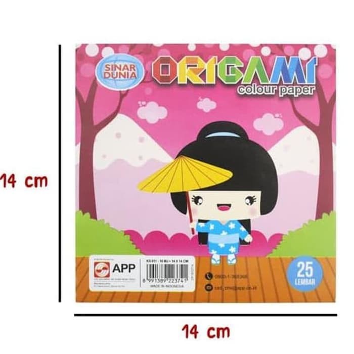 

Origami Sidu 14 x 14 25 Lembar⠀⠀⠀⠀⠀⠀⠀