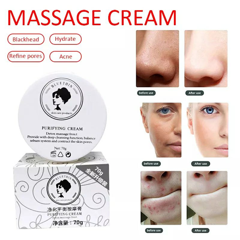 Massage Cream Krim Alat Detox Krim detox cream Detox Facial balance cream face massage whiteninng