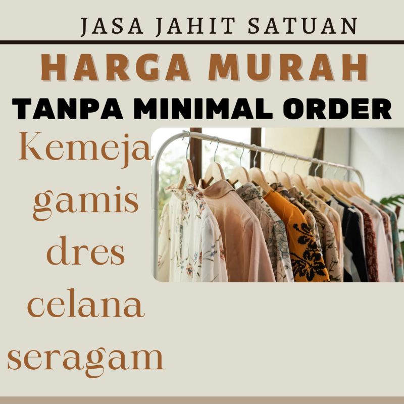 terima jahit online satuan seragam gamis kemeja