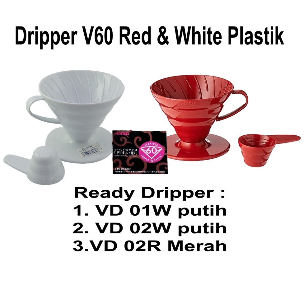 Jual Hario V60 Dripper Plastik Original Hario Japan Shopee Indonesia