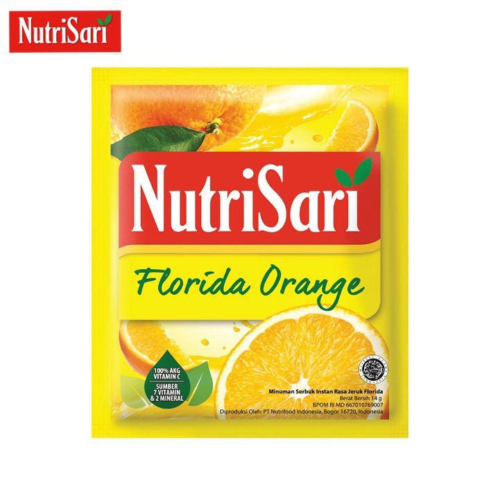 

Nutrisari Jeruk Florida Sachet 14gr