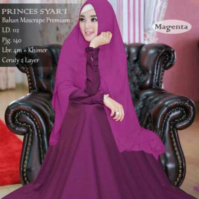 ALYA GAMIS SYARI PRINCESS HIJAB DRESS MUSLIM FASHION