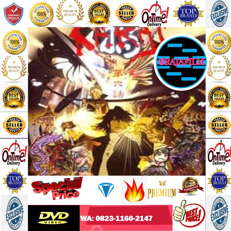 Kaset CD DVD Film Anime Karas