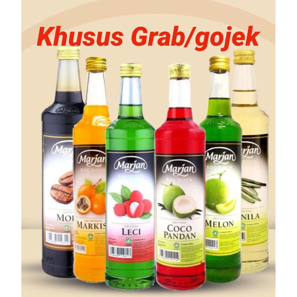 Sirup Marjan Boudoin 460ml Indonesia