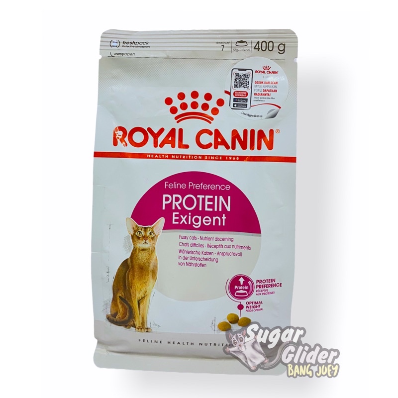 Royal Canin Exigent Protein RC protein Makanan Kucing Dewasa Dry 400gr