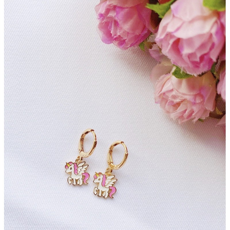 Anting Anak Unicorn Lapis Emas