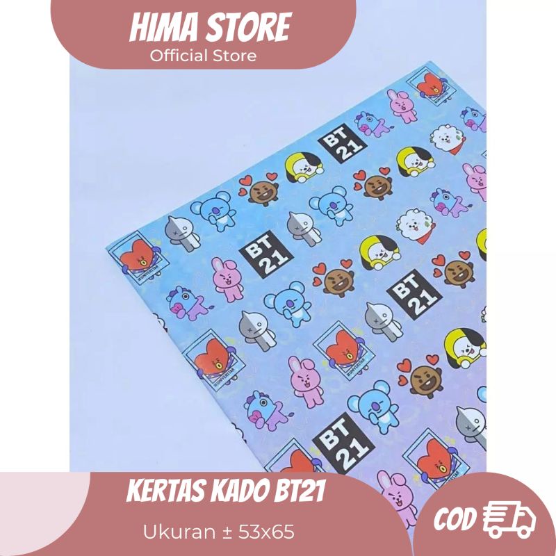 

[BISA COD] Kertas Kado BT21