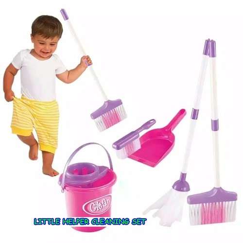 Mainan Aanak Little Helper Cleaing Set Sapu Pel Komplii - PR17214