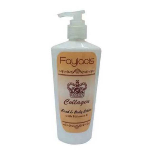 HAND BODY LOTION COLLAGEN FAYLACIS BPOM 250 ML