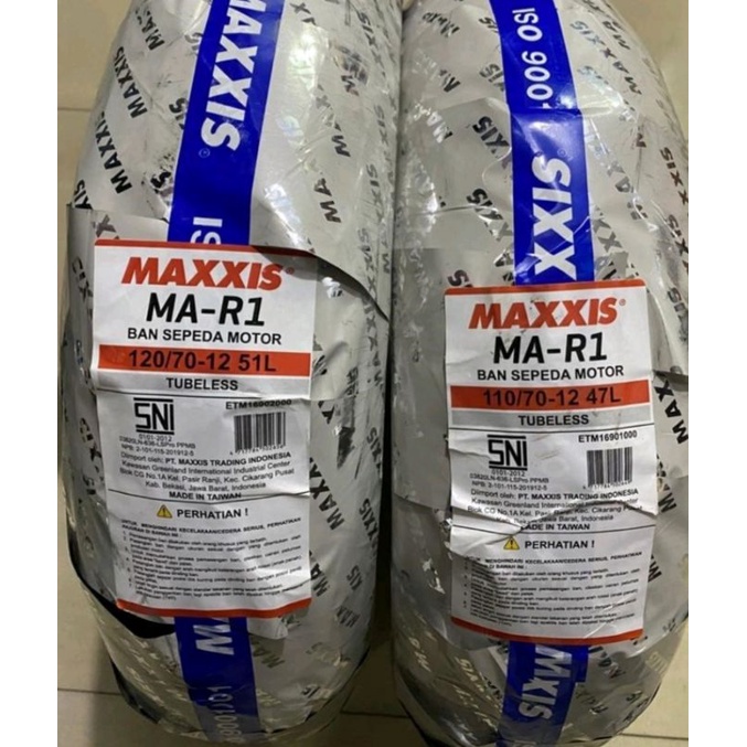 Ban motor Maxxis MA-R1 110/70-12 MA-R1 120/70-12 Vespa
