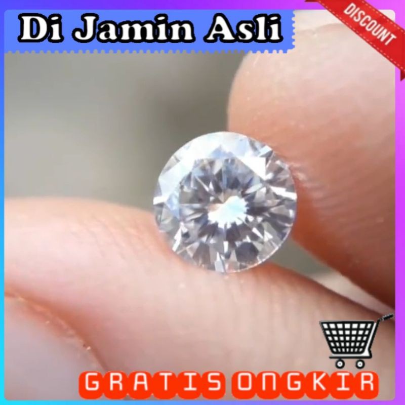 natural berlian diamond asli VS2 batu permata mulia akik safir ruby giok kalung cewek koleksi alam