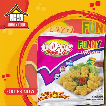 

Ooye Funny Naget Ayam 500gr (NON COD DILUAR KOTA JATENG)