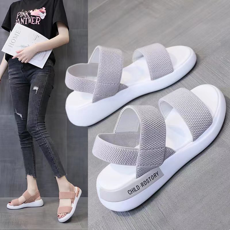 aid 0333, sandal flat wanita import fashion sandal slip on terlaris cantik best seller terkiniian