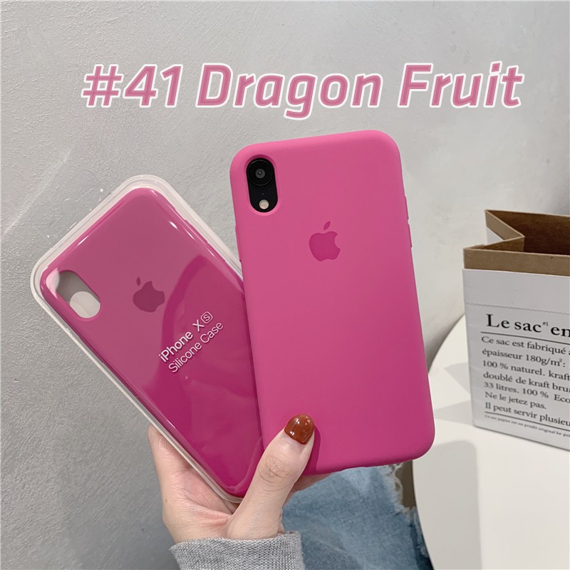 IPhone Case Original Silicone APPLE CASE IPhone 5/5s/Se/6/6s/6+/6s+/7/7+/8/8+/X/Xs/XR/XsMax/11promax-6