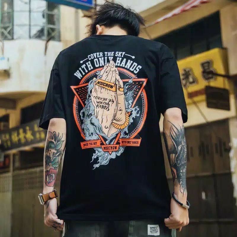 Arifirn Kaos Oversize Msicrow - Kaos Oversize Wanita dan Pria Murah