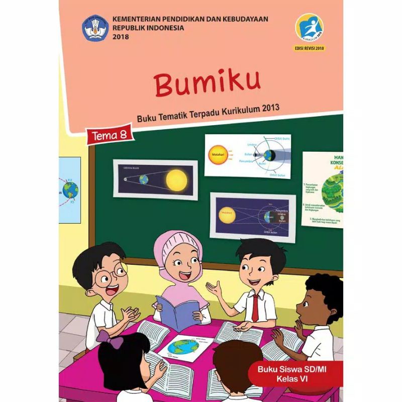 PAKET BUKU TEMATIK KELAS 6 SD TEMA 6 7 8 9 KURIKULUM 2013 REVISI KEMENDIKBUD