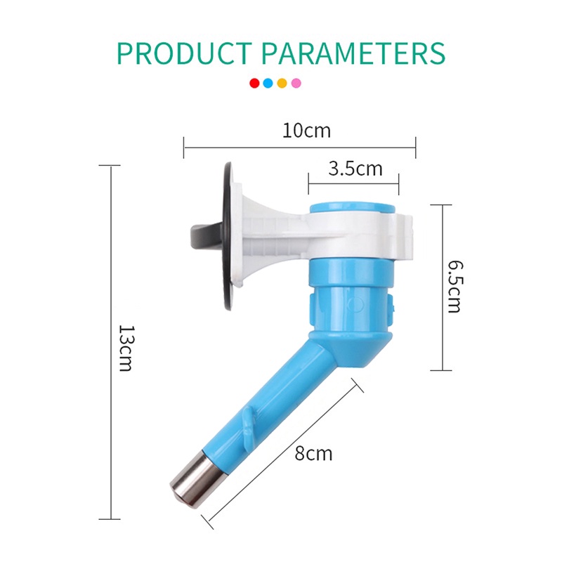 Kepala Botol Minum Kucing Anjing / Jepit Minum Kandang / Stand Bottle Tempat Minum Gantung Kandang / Pet Drinking tanpa botol / Pet nozzel /  Kandang Kucing Anjing Kelinci