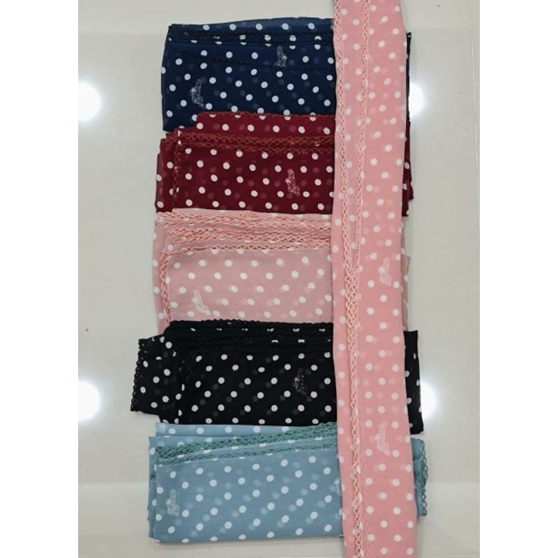 Pashmina Polka Picot Ori Liana Hijab