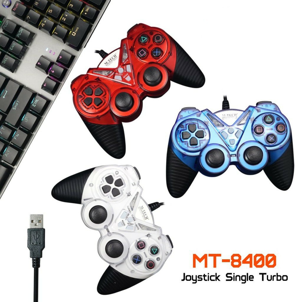 M-TECH Stick game pade untuk PS Turbo Model USB-single,STICK PS,STIK PS,Gamepad single,joystick