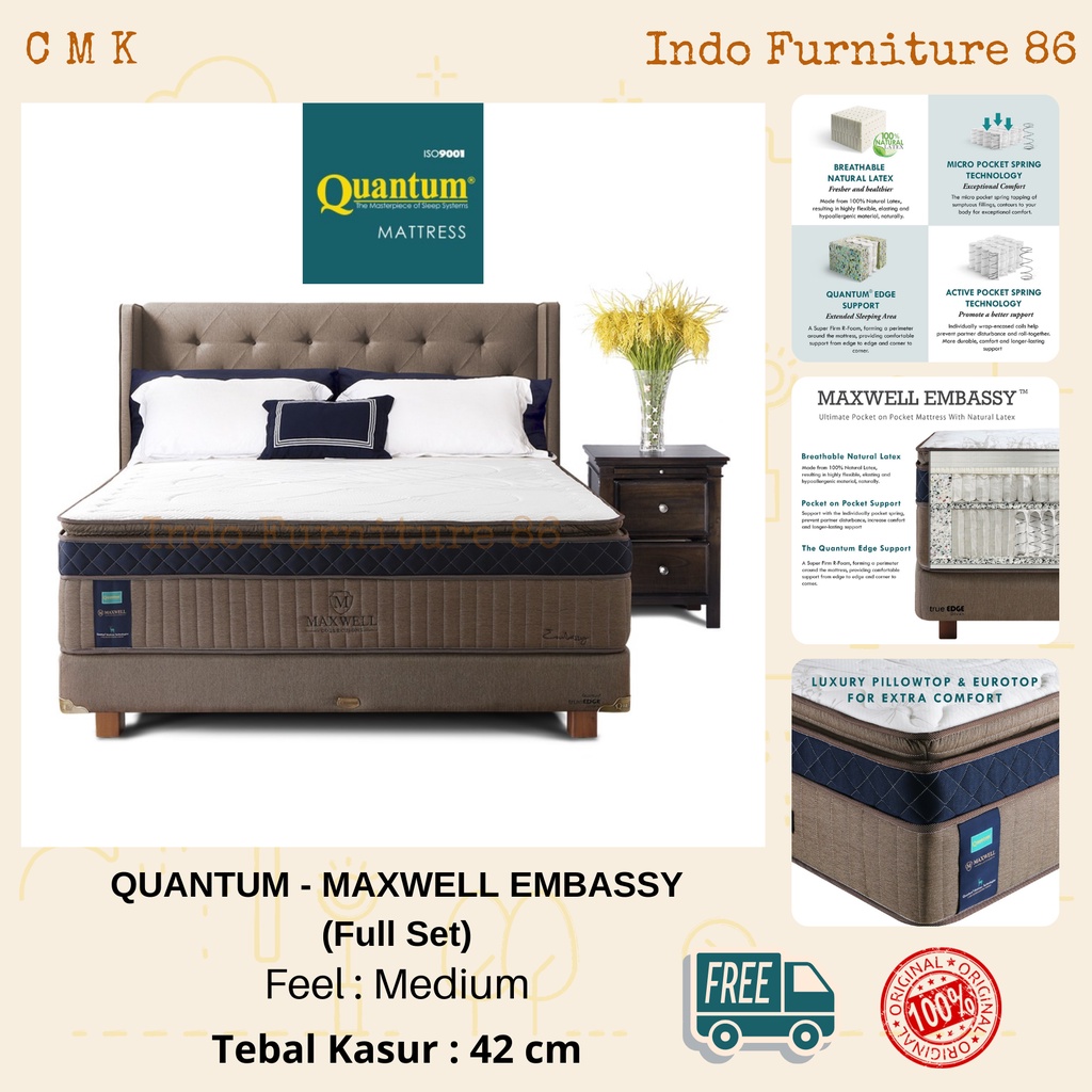 Kasur Quantum Maxwell Embassy - Kasur Springbed