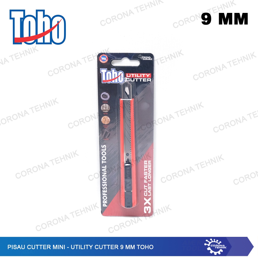 Toho - Pisau Cutter Mini - Utility Cutter 9 mm