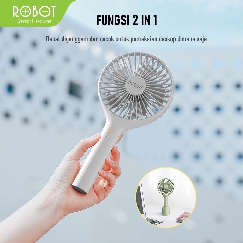 Robot Kipas Portable Mini Fan RT-BF17 2000MAH