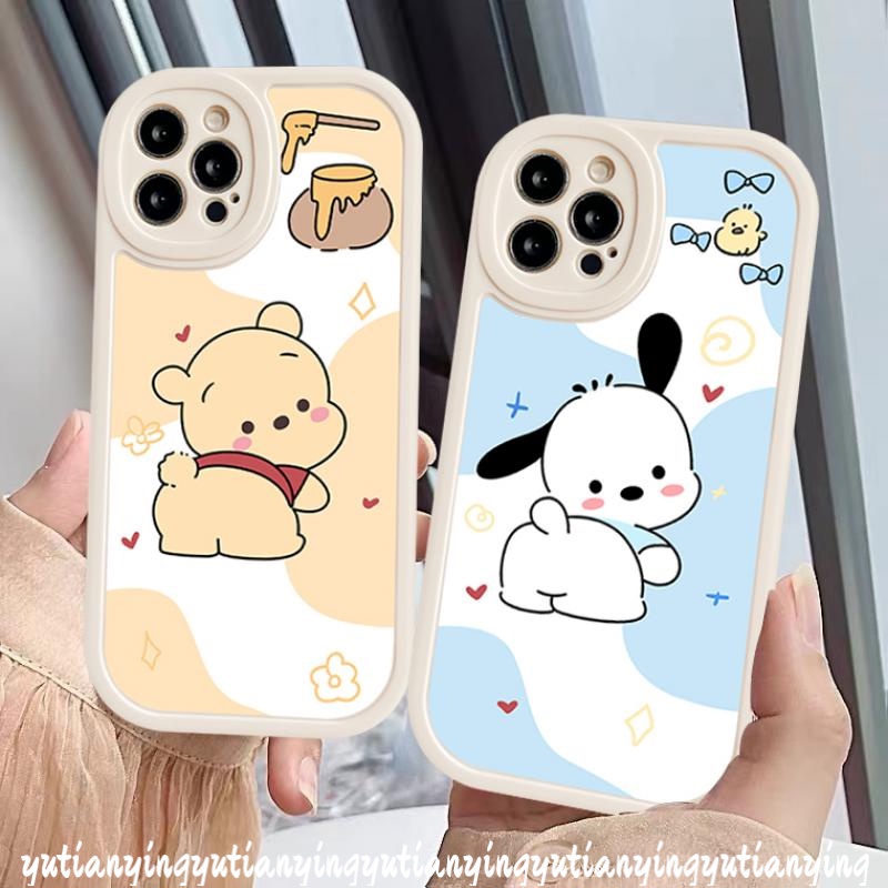 Casing OPPO A16 A95 A96 A15 A16K A57 2022 A12 A76 A5S A3S A16E A1K A15s A94 A55 A9 A5 2020 A54 A7 A31 A92 Reno 8 7 5F 4ch 5F 4z Soft Case Motif Pooh