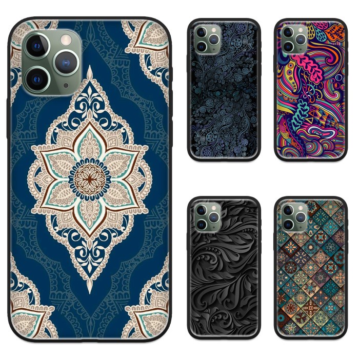 Casing hp iphone samsung oppo vivo xiaomi Motif Batik