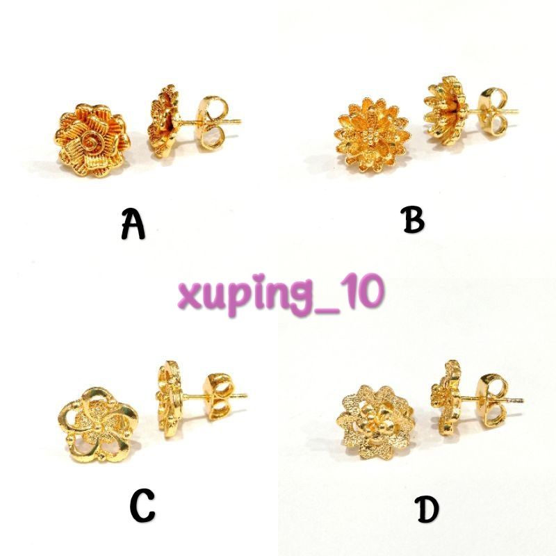 anting dewasa motif bunga