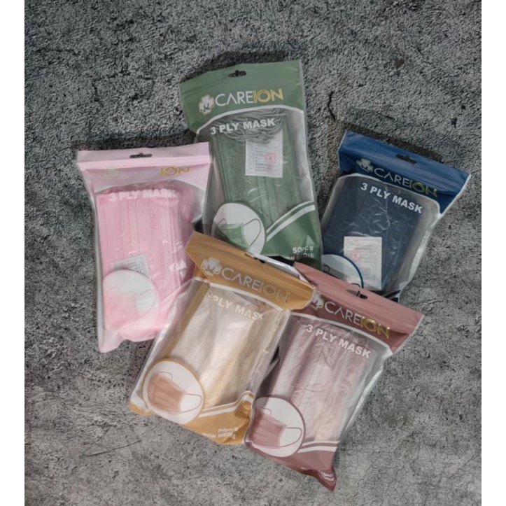 READY MASKER 3 PLY CAREION CARE ION EMBOS EARLOOP PREMIUM