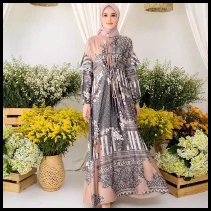 Gamis Dior Silk | Baju Muslim Wanita |Dior Dress Gamis |Gamis Serut