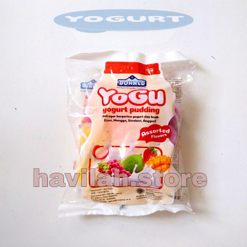 

YOGU Yoghurt Pudding Aneka Rasa 1 Pack isi 10pcs