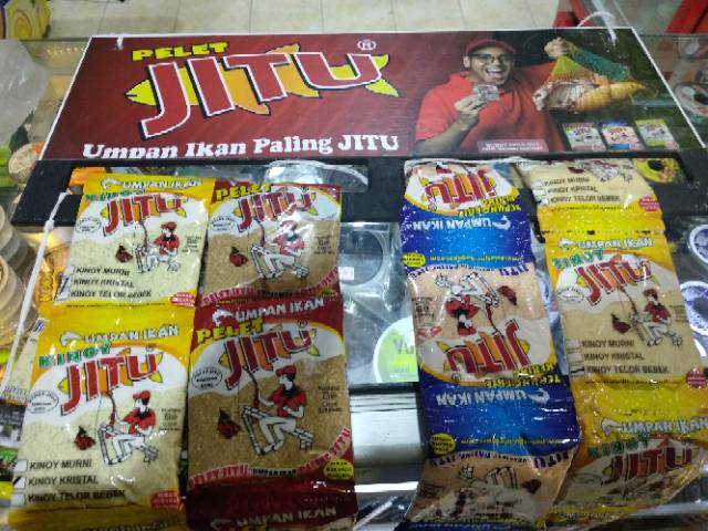 UMPAN PANCING PELET JITU ORIGINAL, JITU KINOY TELOR BEBEK DAN JITU TEPUNG EBI