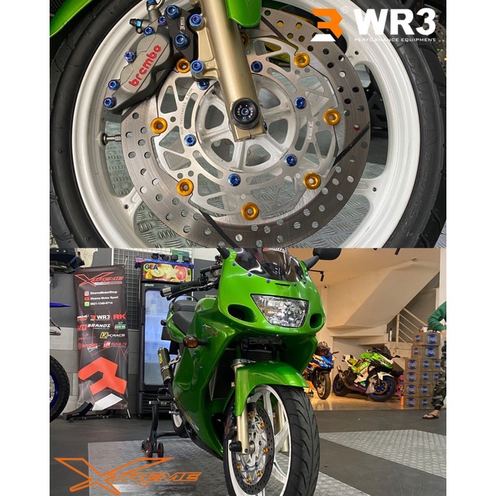WR3 DiskBrake Piringan Cakram Depan Ninja 150R/RR 320mm Full Floating