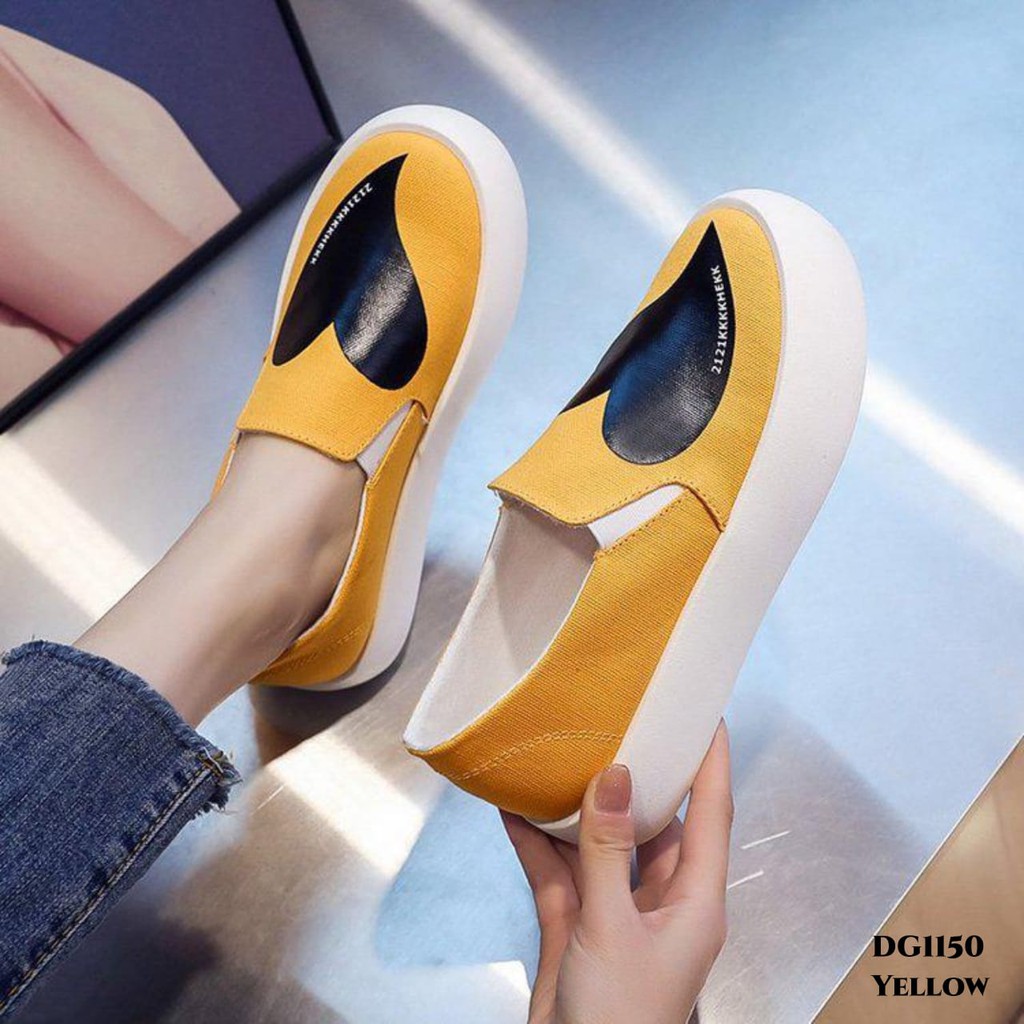 RESTOCK WYN SNEAKERS HIGHSOLE HEART STYLE COMMUTER FASHION KOREA DG1150