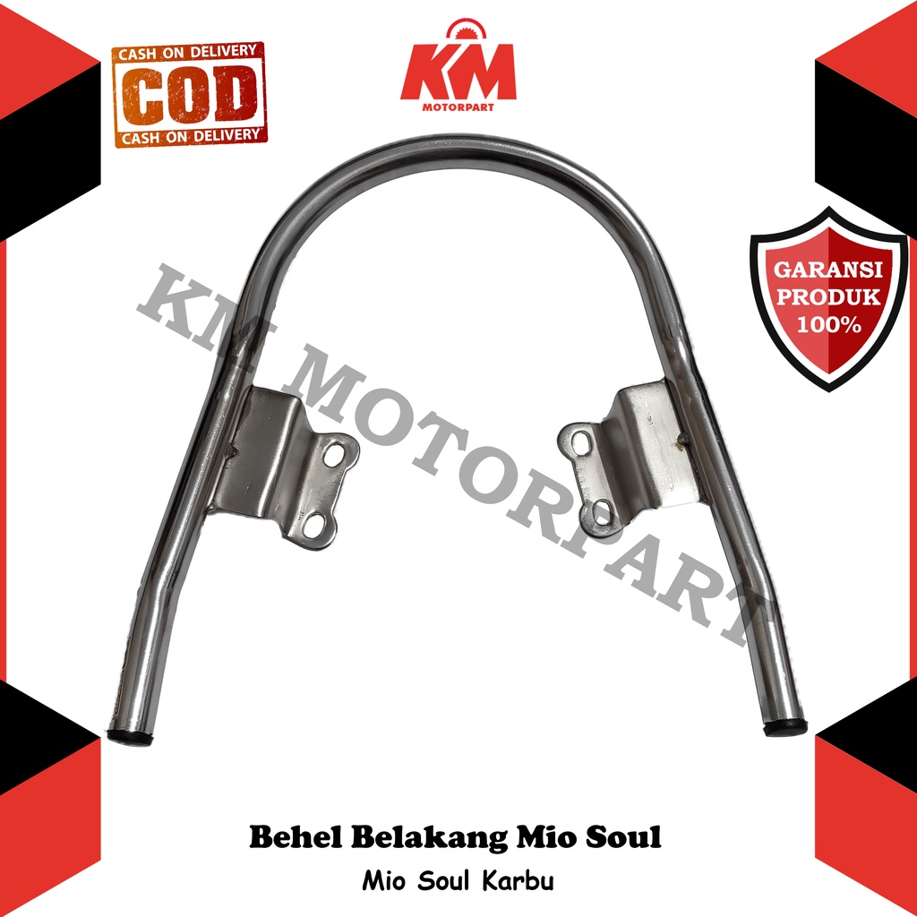 Behel Belakang Mio Soul Karbu Chrome Variasi Motor