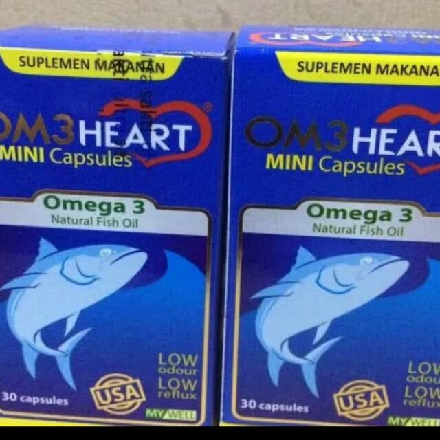 Om3heart/ omeheart/ omega 3 isi 30