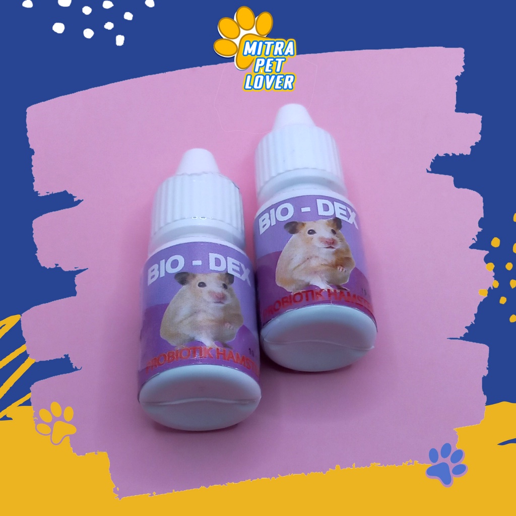 PROBIOTIK HAMSTER  - BIODEX DROP 10ML - TINGKATAN NAFSU MAKAN &amp; IMUN DAYA TAHAN TUBUH, METABOLISME  &amp; ANTI BAU KOTORAN TIKUS  - MURAH GARANSI KUALITAS ASLI ORIGINAL - BIO DEX - PET ANIMAL TAMASINDO OBAT KESEHATAN &amp; VITAMIN HEWAN PELIHARAAN MITRAPETLOVER