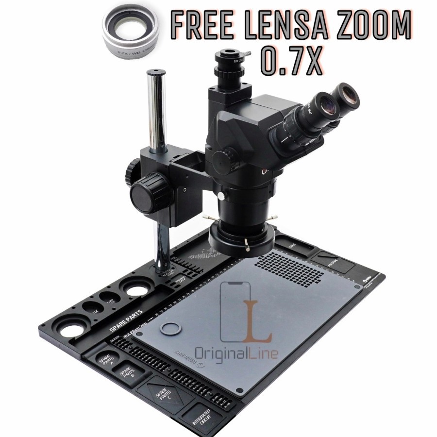 MICROSCOPE / MIKROSKOP TRINOKULER / TRINOCULAR DW-TC-Z DIGITAL WAYS ORIGINAL BLACK EDITION