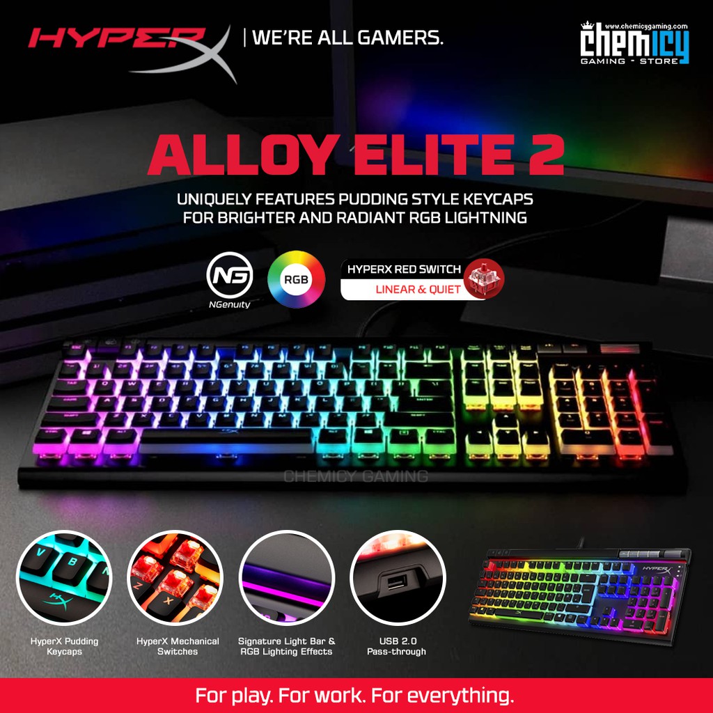 HyperX Alloy Elite 2 RGB Mechanical Gaming Keyboard