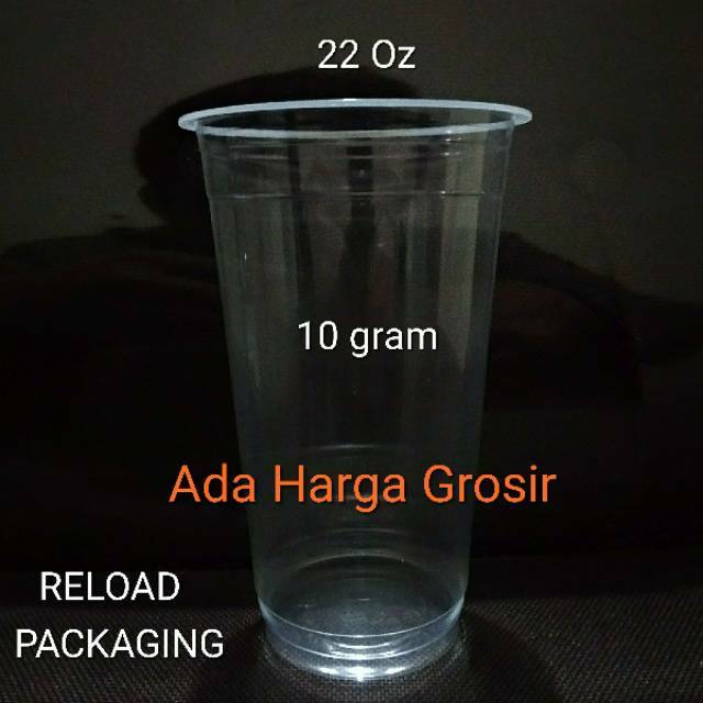 Jual Gelas Plastik Pp 22oz Plastic Cup Pp 22 Oz Jc22p Polos Terbaru Ready Tanpa Tutup Indonesia 7535