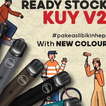 KUY POD V2 AUTHENTIC KUY POD V2 ORI -100% AUTHENTIC